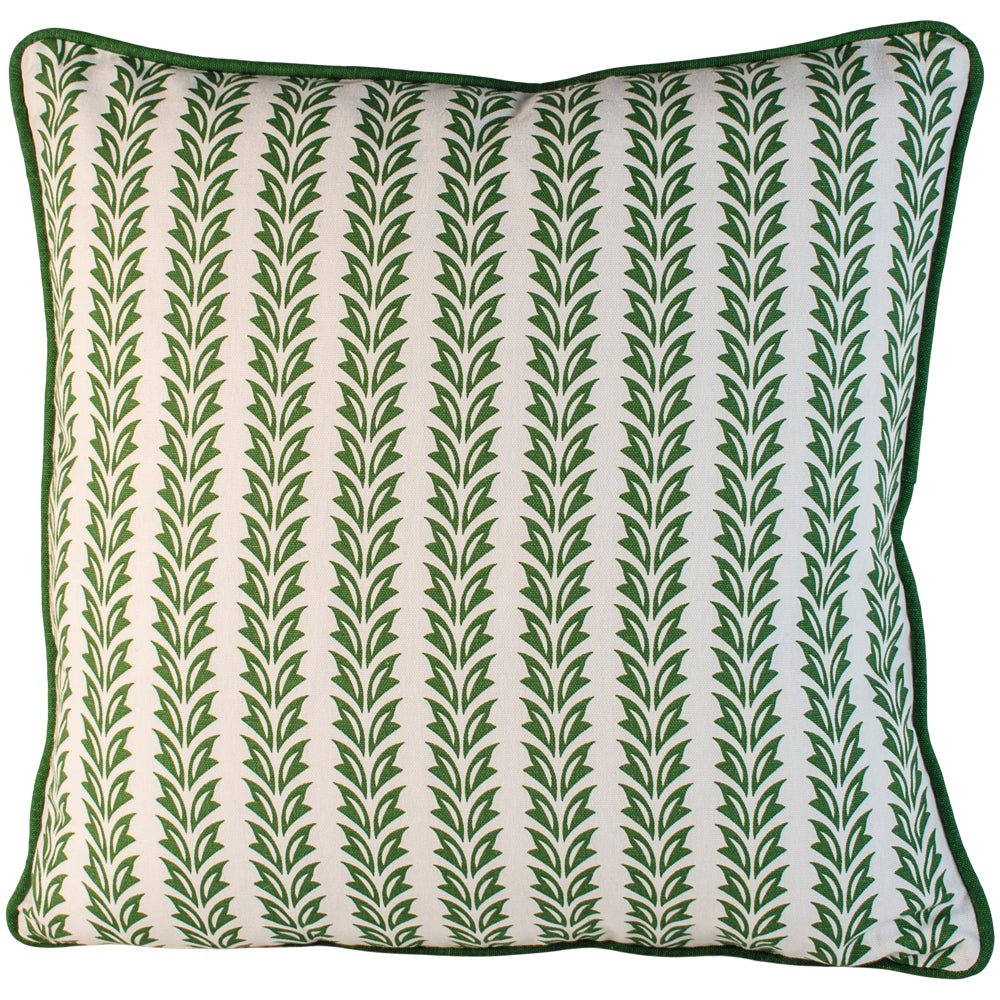 Green Valley Leaf Square Cushion - EIC21160 - Uneeka