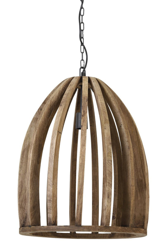 Hanaking Dark Wooden Hanging Lamp* - 2932784 - Uneeka