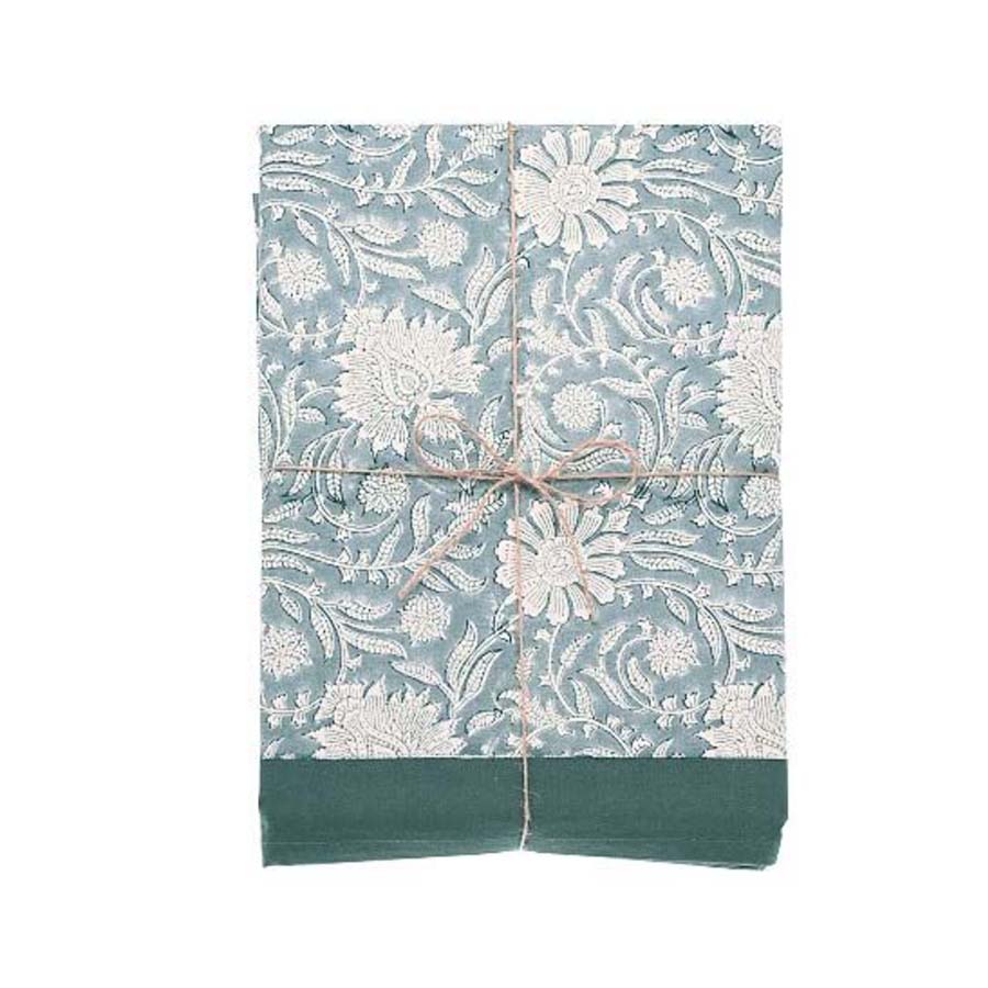 Hand Block Printed Cotton Tablecloth - JHETMA - Uneeka