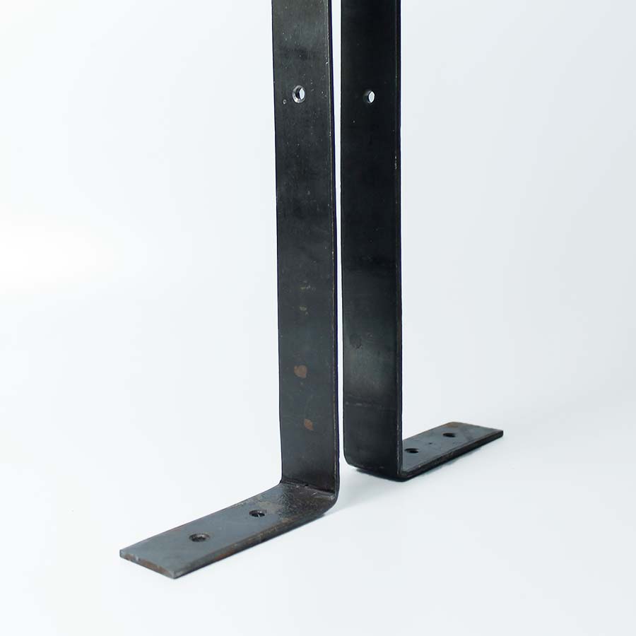 Hand Forged Scaffold Board Wrap Brackets - 01.070U.HFB.230 - Uneeka