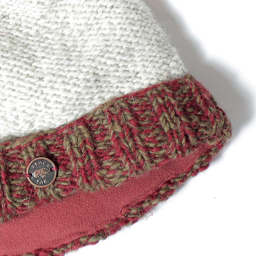 Hand Knit Turn Up Wool Beanie - WC 720C - Uneeka