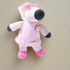 Hand Knitted Horse In Pink Dress Soft Toy - SYT090 - Uneeka