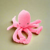 Hand Knitted Light Pink Octopus Soft Toy - SYTJ014 - Uneeka
