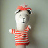 Hand Knitted White Alpaca Hand Puppet - SYP092 - Uneeka