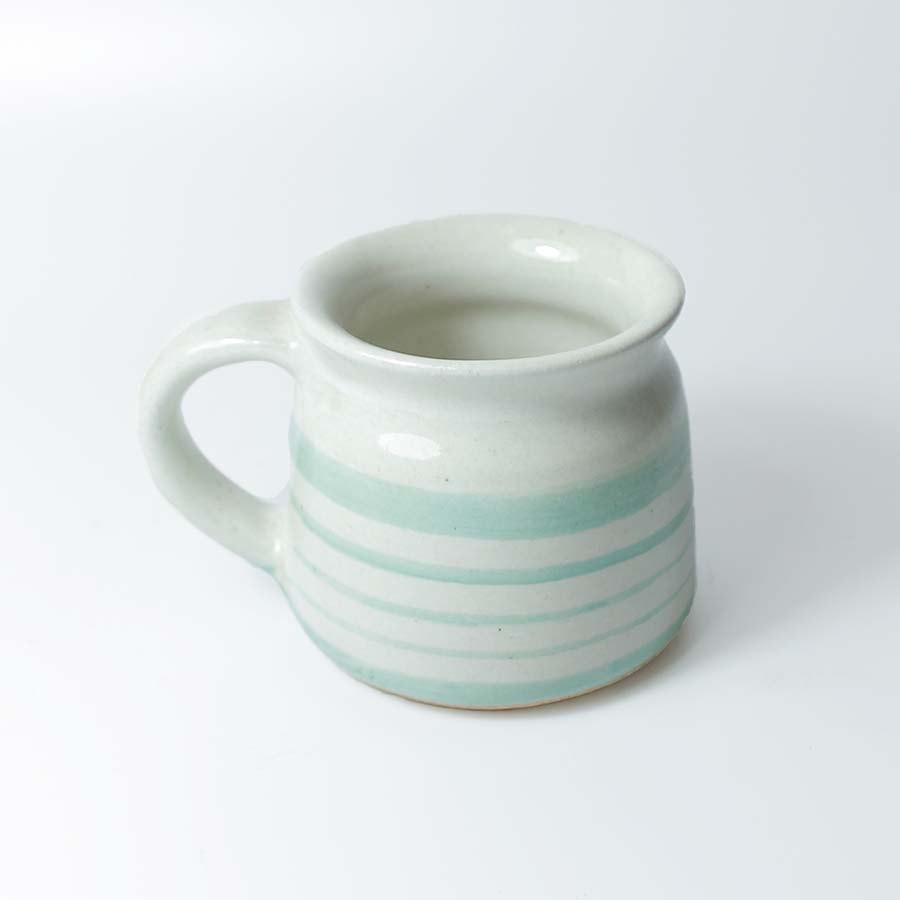 Hand Thrown Striped Mug - SA267 - last of - Uneeka