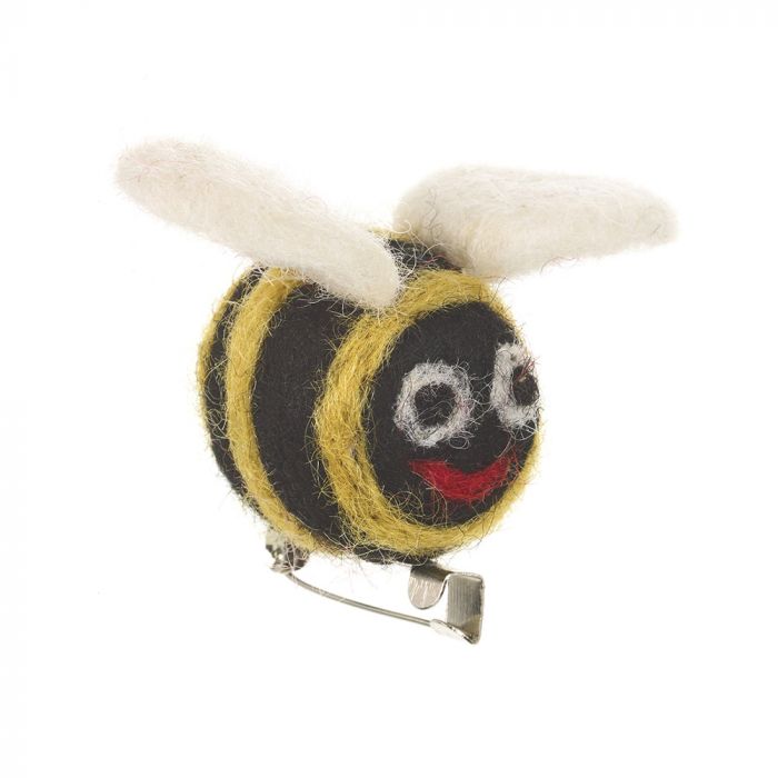 Handmade Bee Brooch - ACBRBE - Uneeka