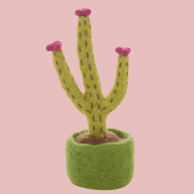 Handmade Fake Miniature Plants Felt Decoration - HGMIPL - CACTUS - Uneeka