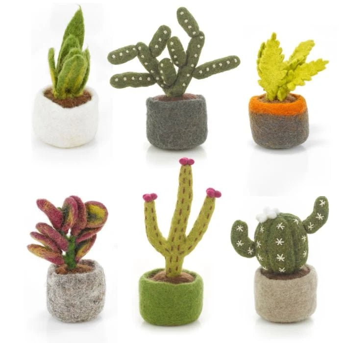 Handmade Fake Miniature Plants Felt Decoration - HGMIPL - CACTUS - Uneeka