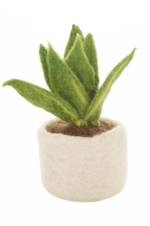 Handmade Fake Miniature Plants Felt Decoration - HGMIPL - SANSIVERIA - Uneeka