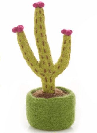 Handmade Fake Miniature Plants Felt Decoration - HGMIPL - CACTUS - Uneeka