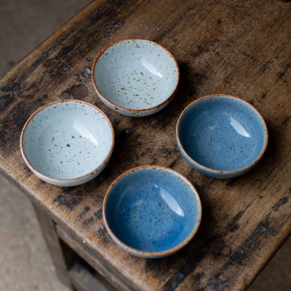 Handmade Stoneware Dipping Bowl - Butter - W - Uneeka