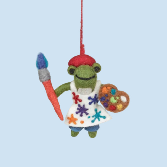 Felt Henrique The Artist Frog - PPANAF - Uneeka