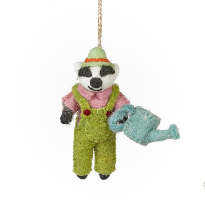 Felt Barry The Gardening Badger - 	FYGUSGB  - Uneeka