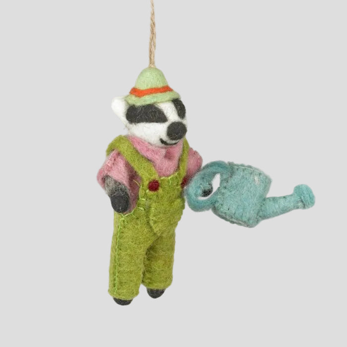 Felt Barry The Gardening Badger - 	FYGUSGB  - Uneeka