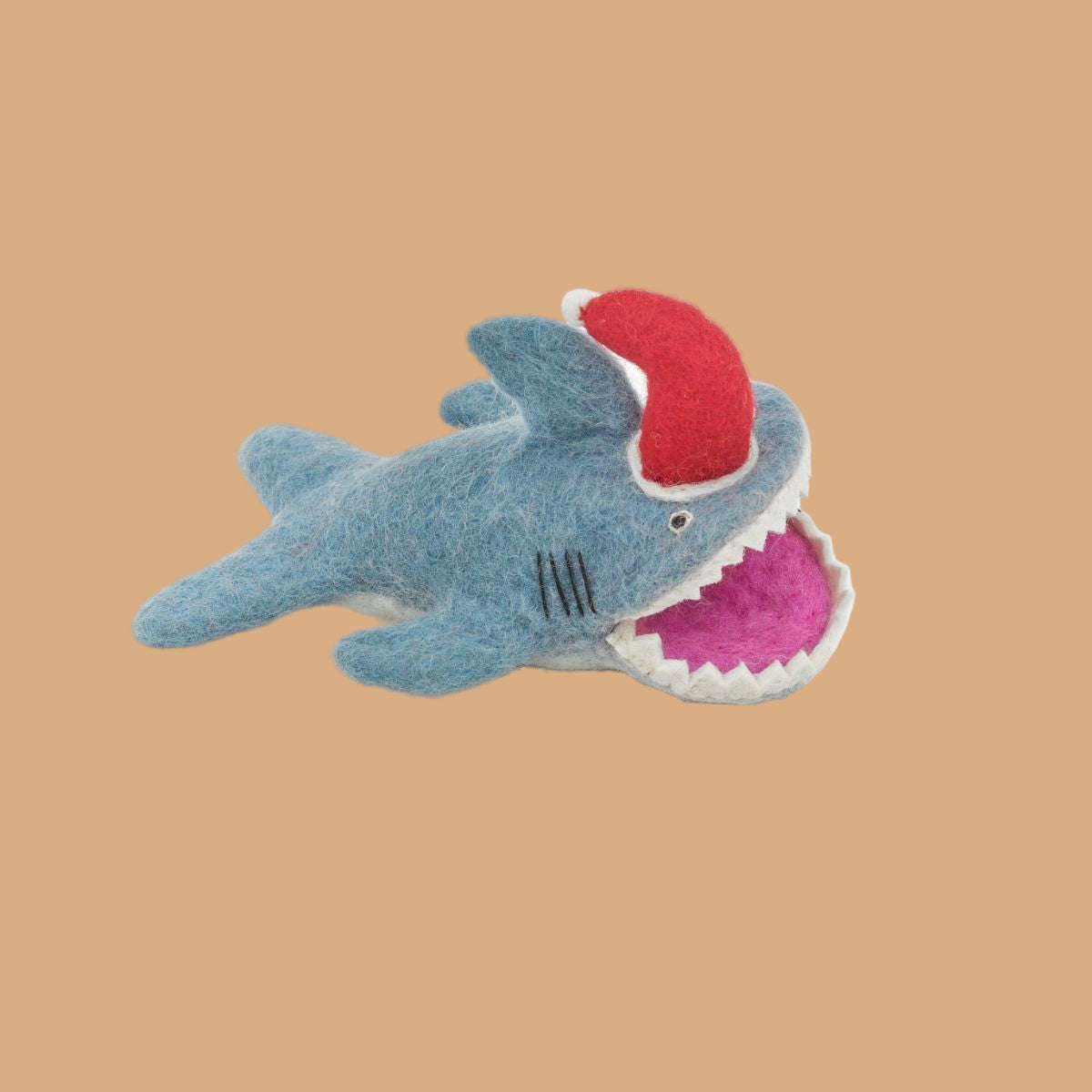 Felt Santa Jaws Tree Topper - TTSJW - Uneeka