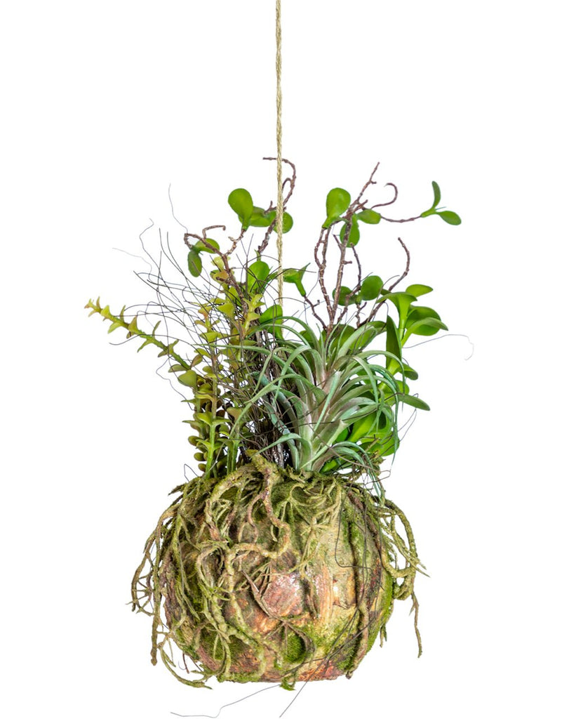 Hanging Faux Moss Ball - AF78 - Uneeka