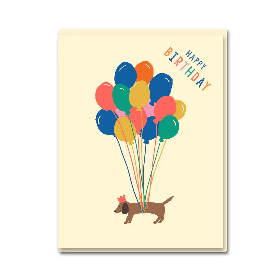 Happy Birthday Sausage Dog Card - 0554 - Uneeka