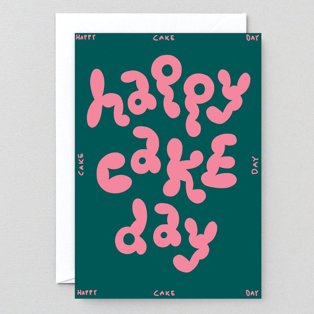 Happy Cake Day Embossed Birthday Card - CRD639 - Uneeka