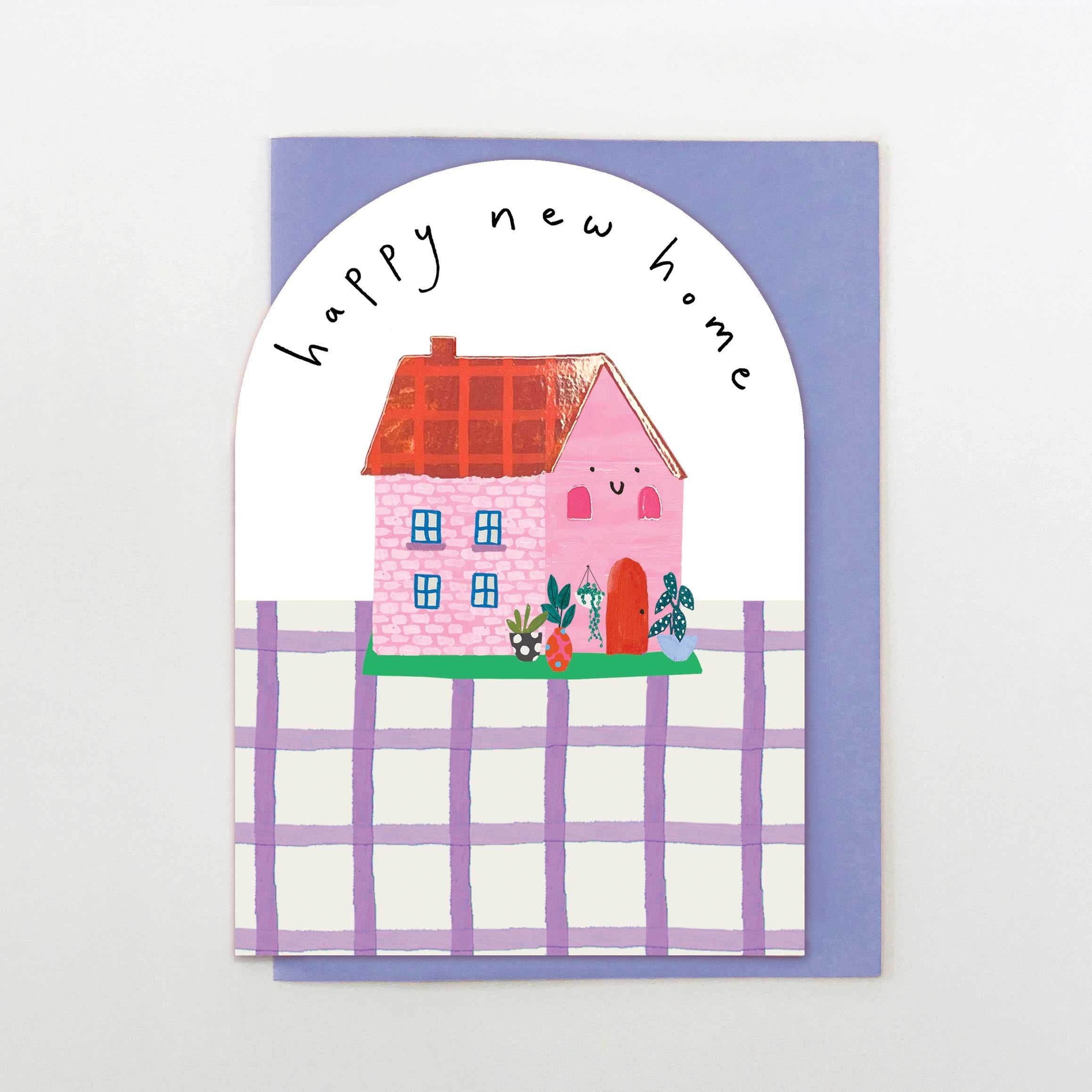 Happy New Home Smiley House Card - RI10 - Uneeka
