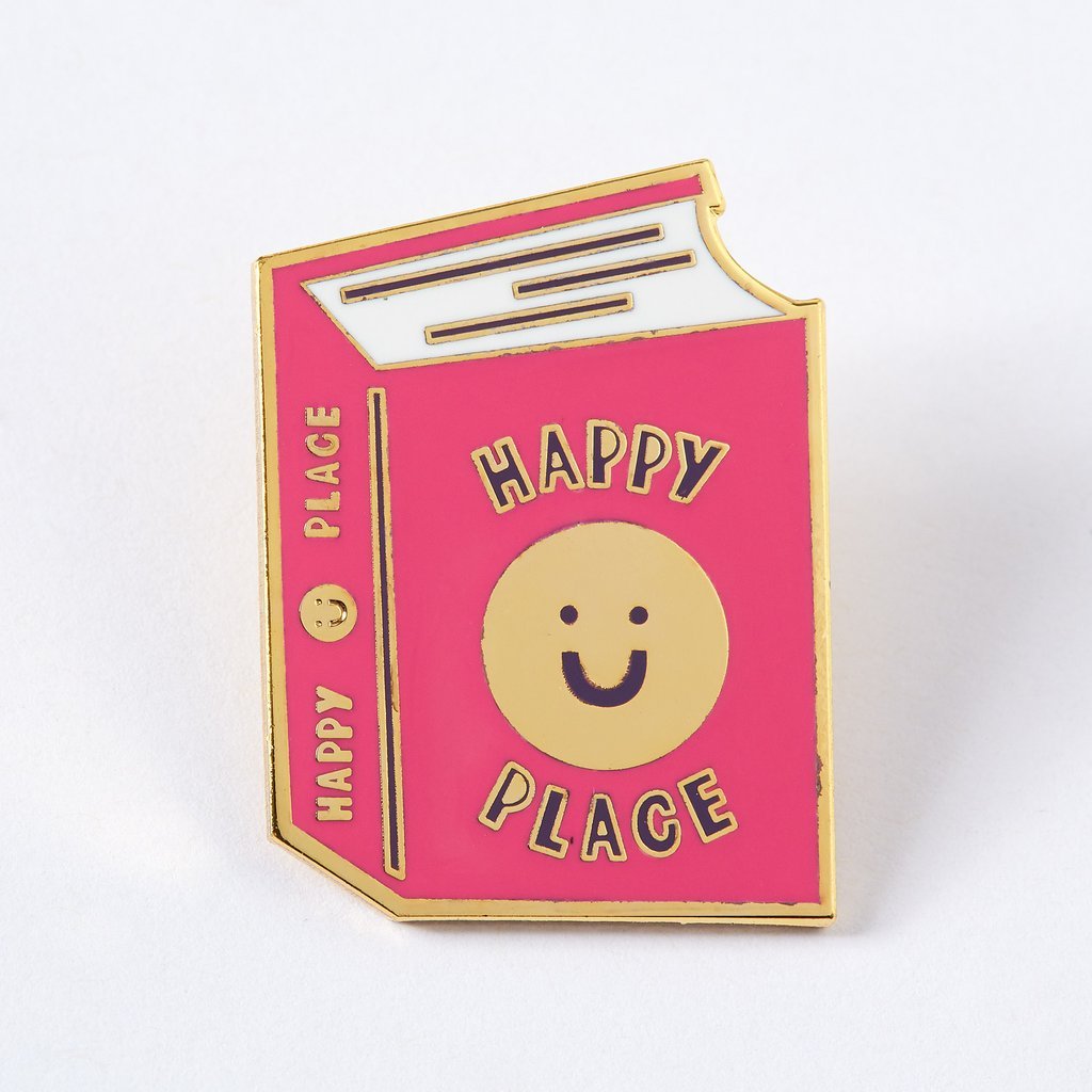 Happy Place Enamel Pin - EP568 - Uneeka