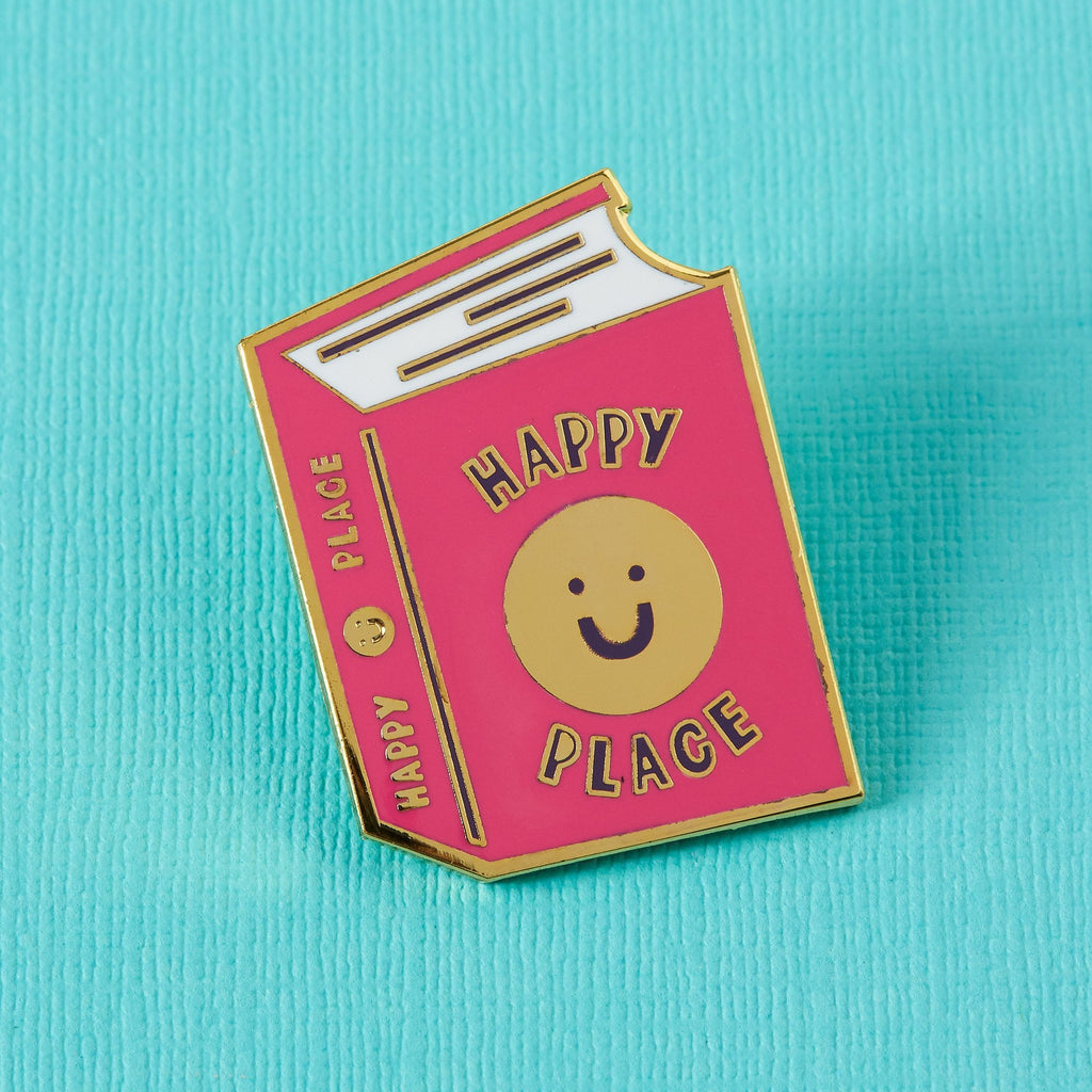 Happy Place Enamel Pin - EP568 - Uneeka