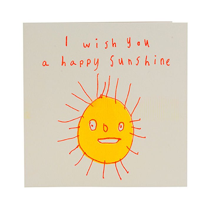 Happy Sunshine Greetings Card - CAR261 - Uneeka