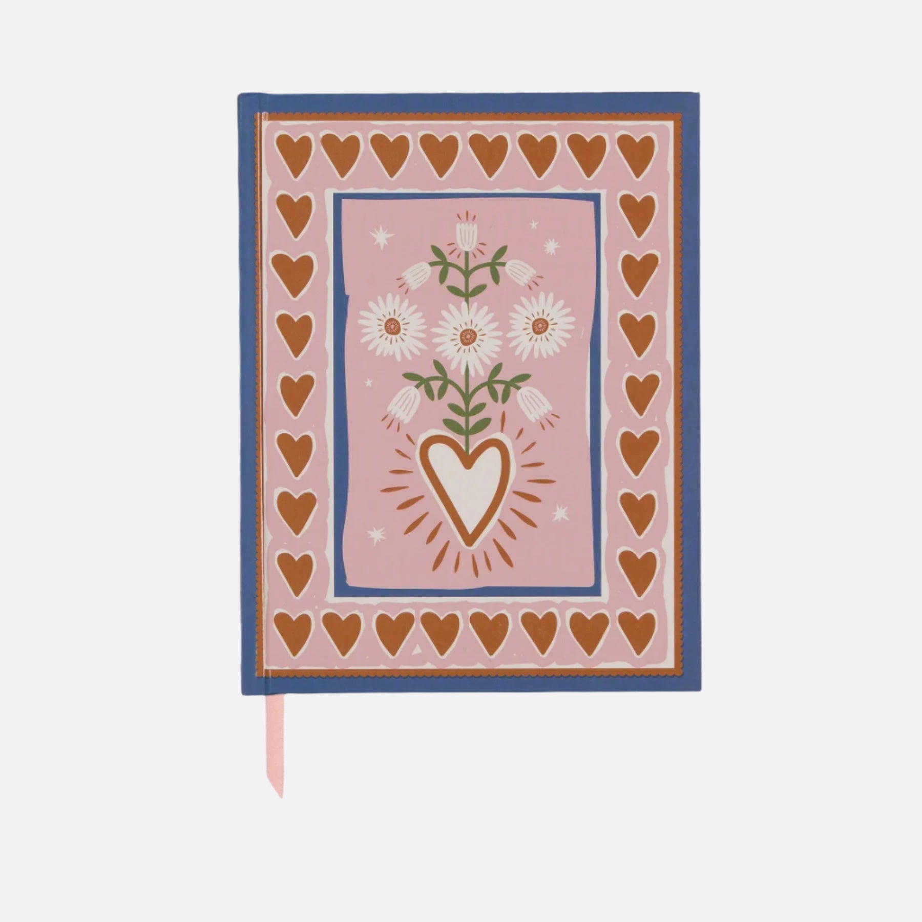 Hardback Pink Heart Journal - JB68 - 1007EU - Uneeka