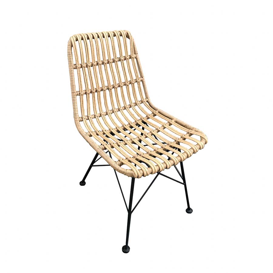 Hayley Rattan Dining Chair - HADLCHA - Uneeka