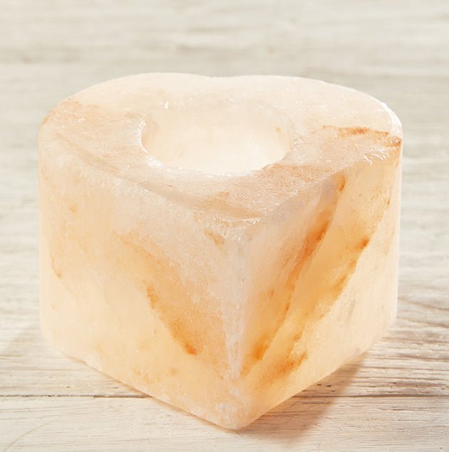 Heart Shaped Himalayan Salt Tealight Holder - SALT16 - Uneeka