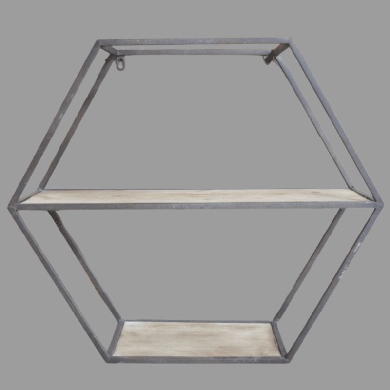 Hexagonal Shelving Wall Unit - 4462 - Uneeka