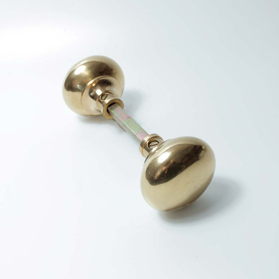 Hollow Natural Brass Cottage Door Knob - 49.086.SB.55 - Uneeka