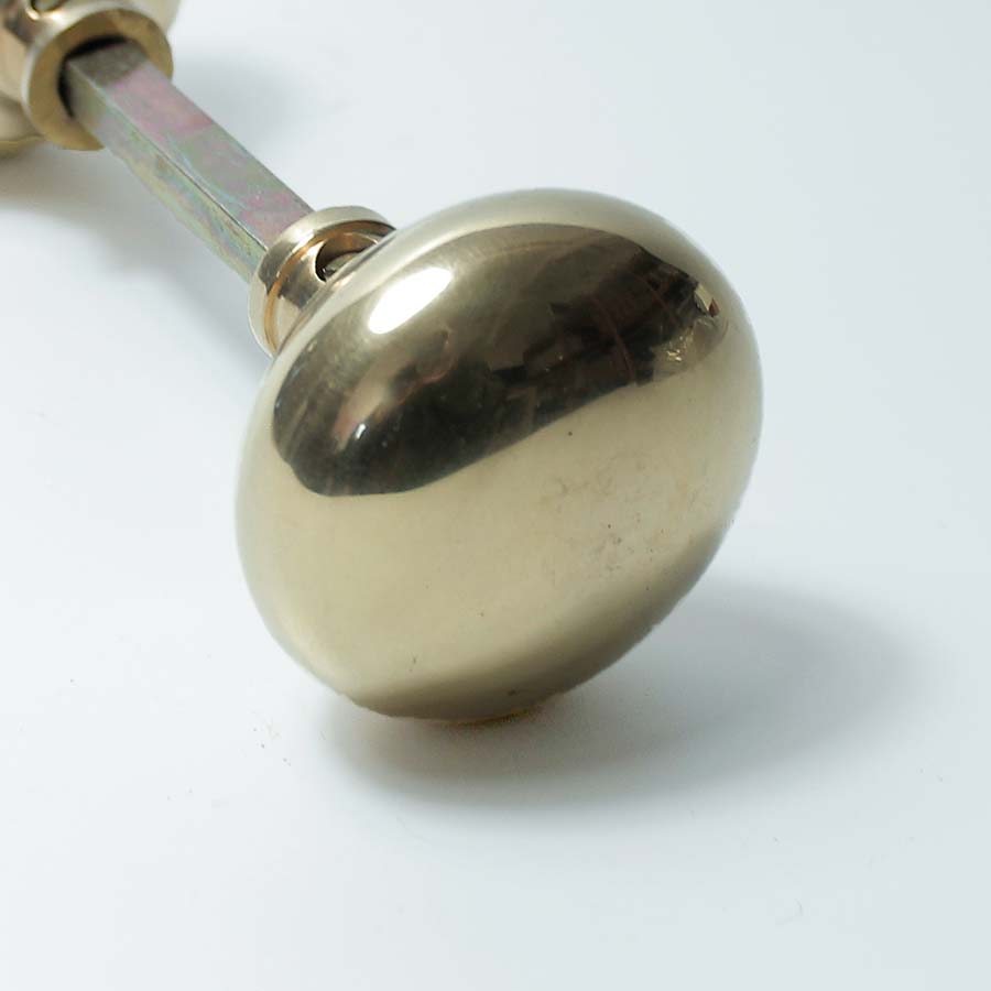 Hollow Natural Brass Cottage Door Knob - 49.086.SB.55 - Uneeka