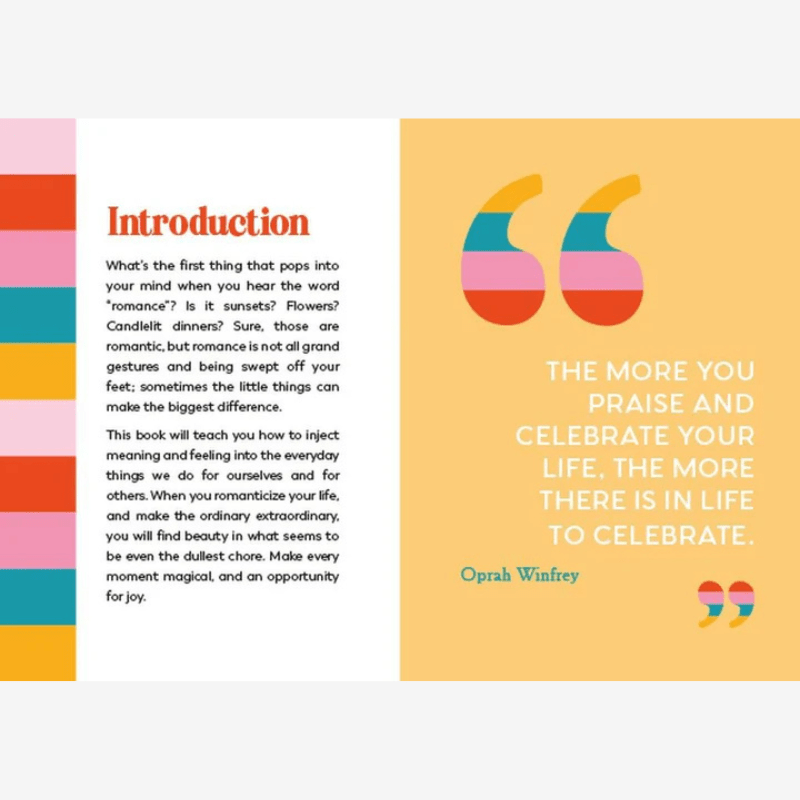 How To Romanticize Your Life: Joyful Tips And Advice Book - B073062 - Uneeka