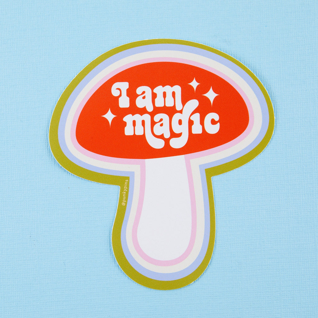 I am Magic Vinyl Sticker - ST - LAP - 244 - Uneeka