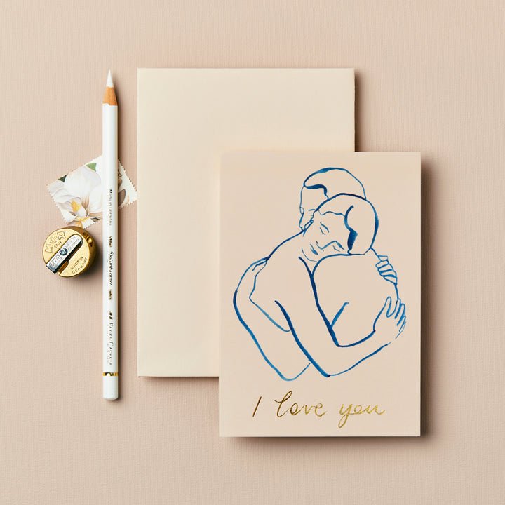 I Love You Figures Greetings Card - WAN 2023 - Uneeka