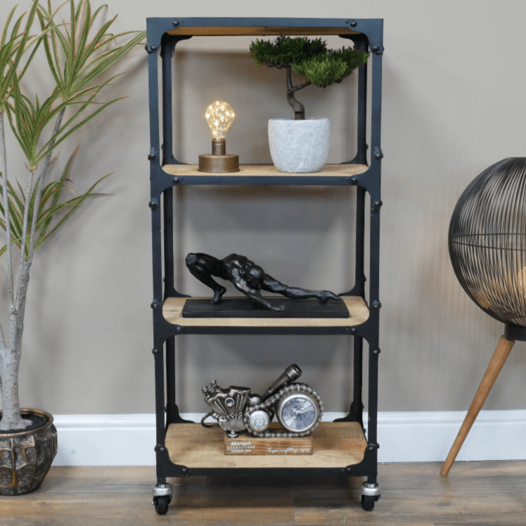 Industrial Wheeled Shelf - 8806 - Uneeka