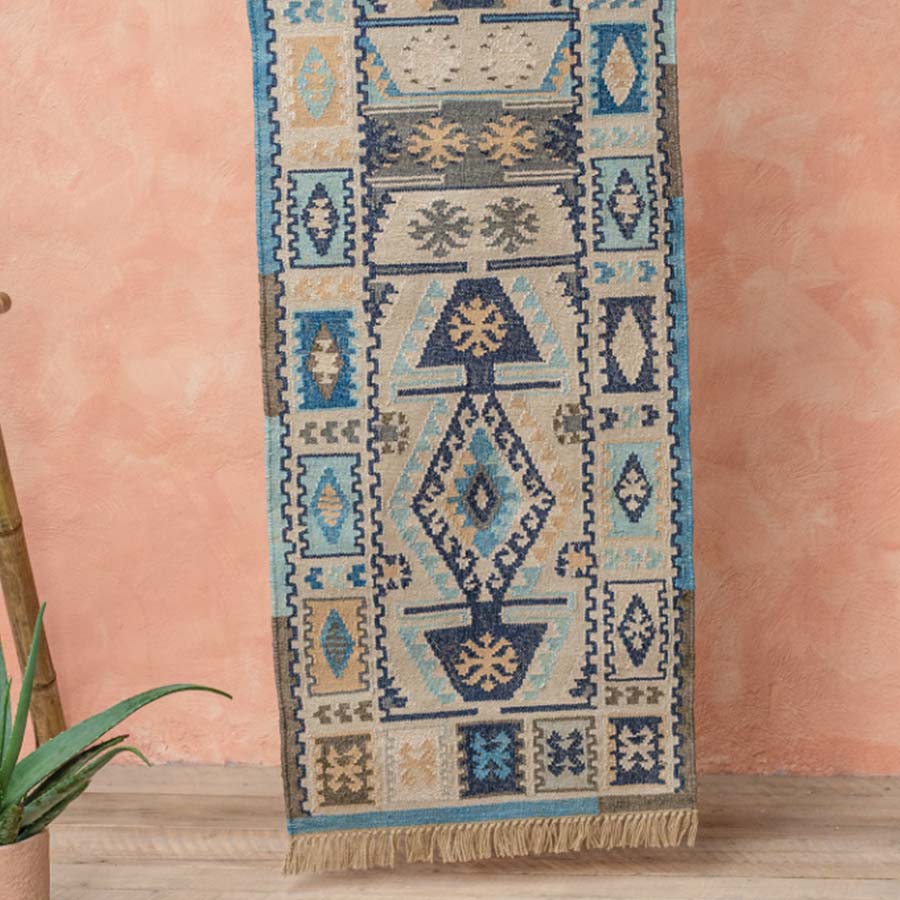 Isha Handloom Kilim Rug - R53228 - Uneeka