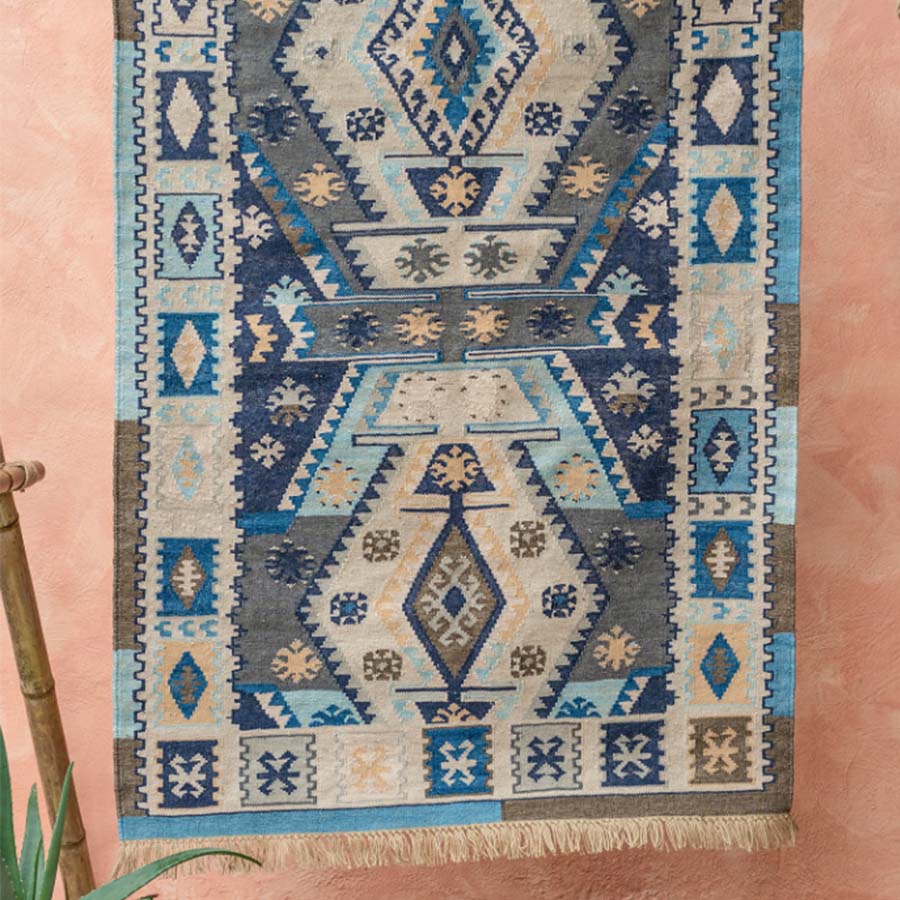 Isha Handloom Kilim Rug - R53246 - Uneeka