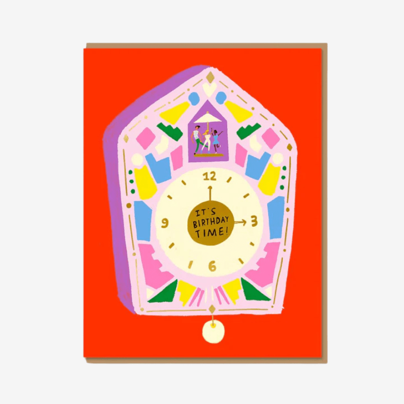 It's Birthday Time Greetings Card - 1656 - Uneeka