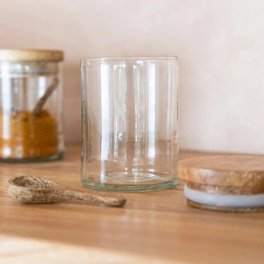 Izaan Clear Glass Spice Jar - IJ0301 - Uneeka
