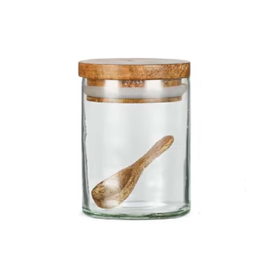 Izaan Clear Glass Spice Jar - IJ0301 - Uneeka