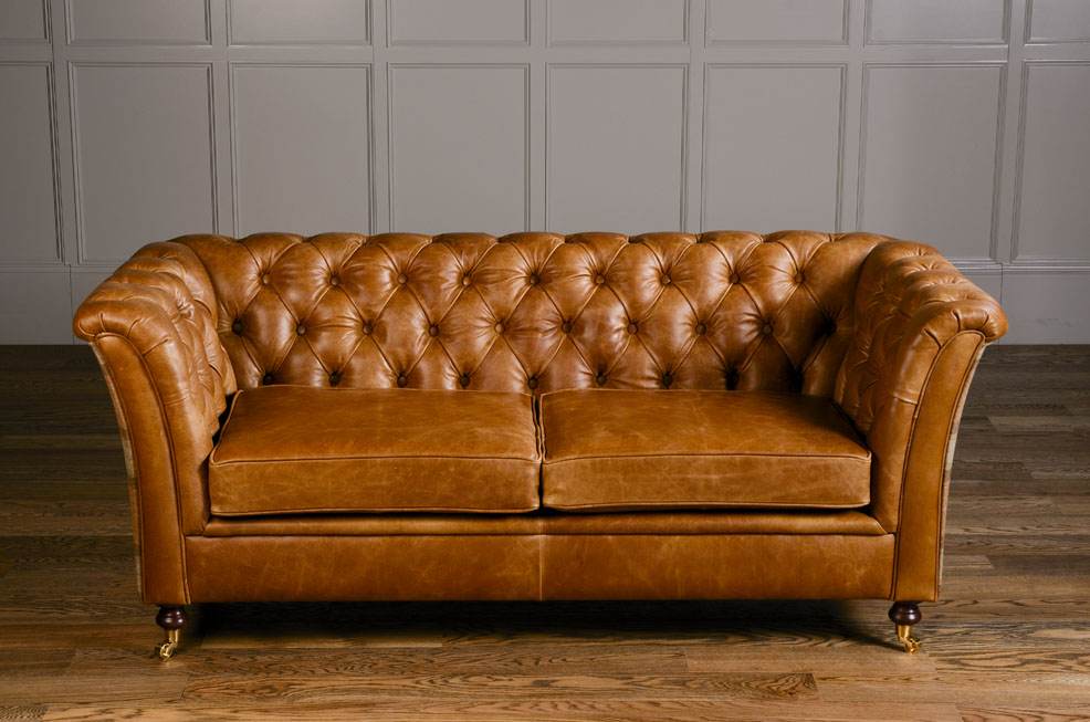 Julius Aniline Leather Chesterfield Sofa - 1100 2 - Uneeka