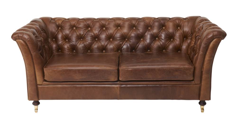 Julius Aniline Leather Chesterfield Sofa - 1100 2 - Uneeka