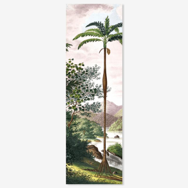 Jungle Palm Framed Art Print - 20x60 2806 - Uneeka