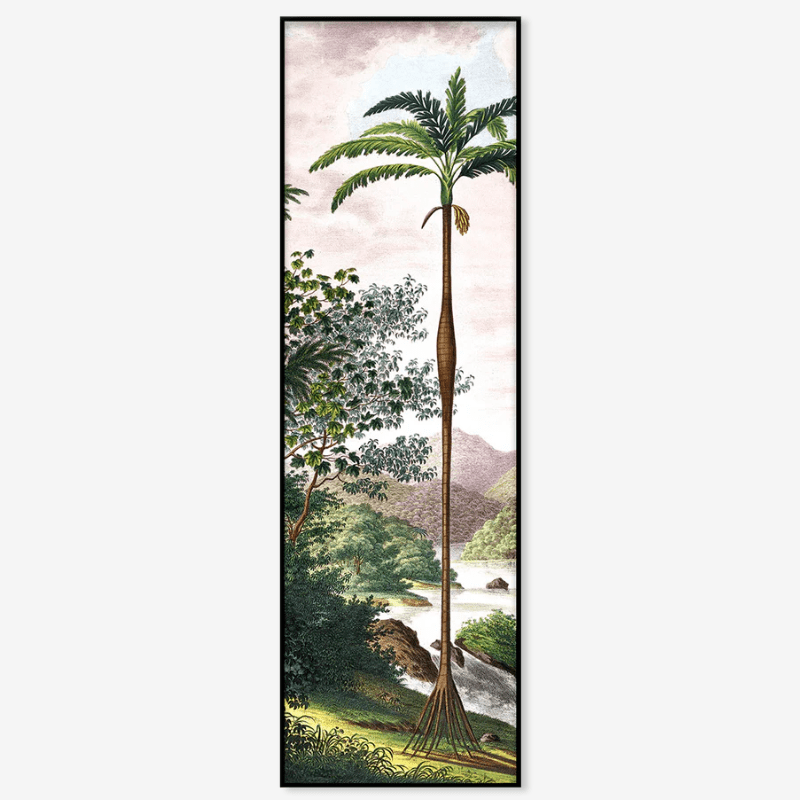 Jungle Palm Framed Art Print - BFG 20x60 2806 - Uneeka