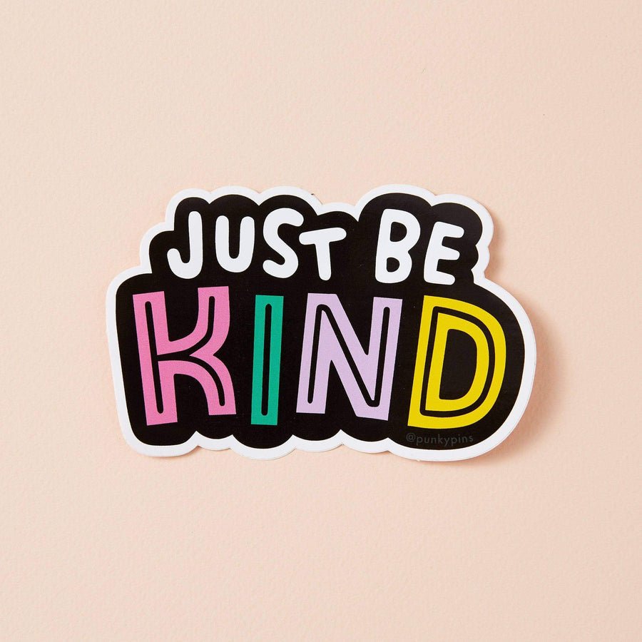 Just Be Kind Vinyl Sticker - ST - LAP - 112 - Uneeka