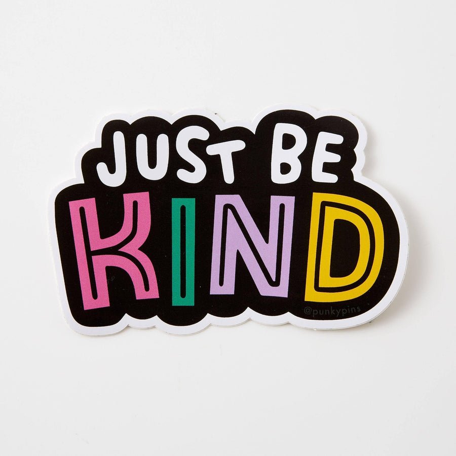 Just Be Kind Vinyl Sticker - ST - LAP - 112 - Uneeka