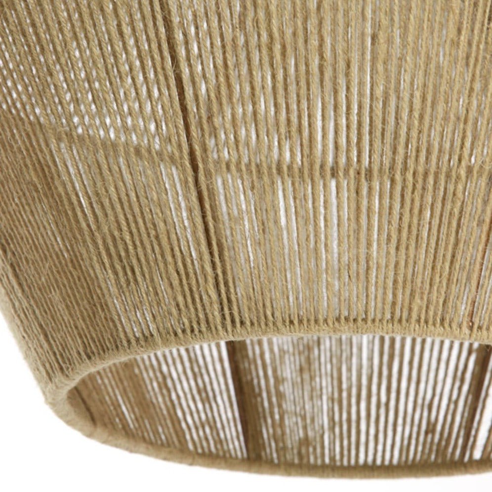 Jute Hexagonal Hanging Pendant Lamp - 2975876 - Uneeka