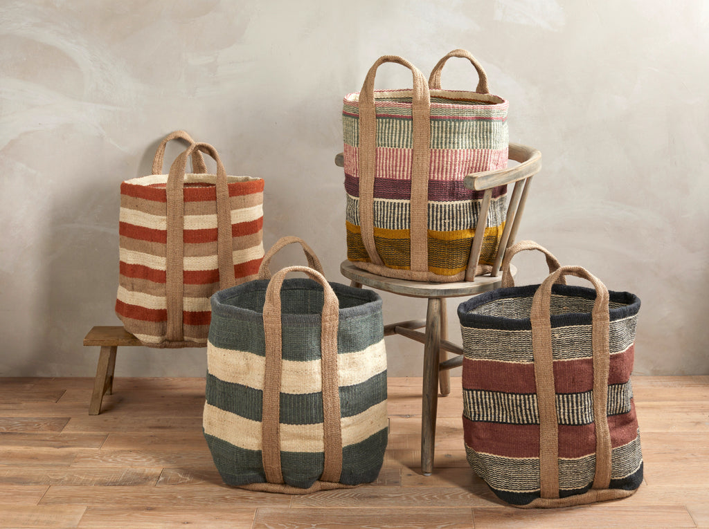 Jute Natural Storage Basket - JSBBN - Uneeka