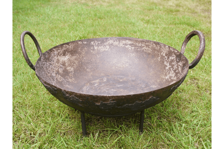 Kadai Fire Bowl with Stand - 5396 - Uneeka